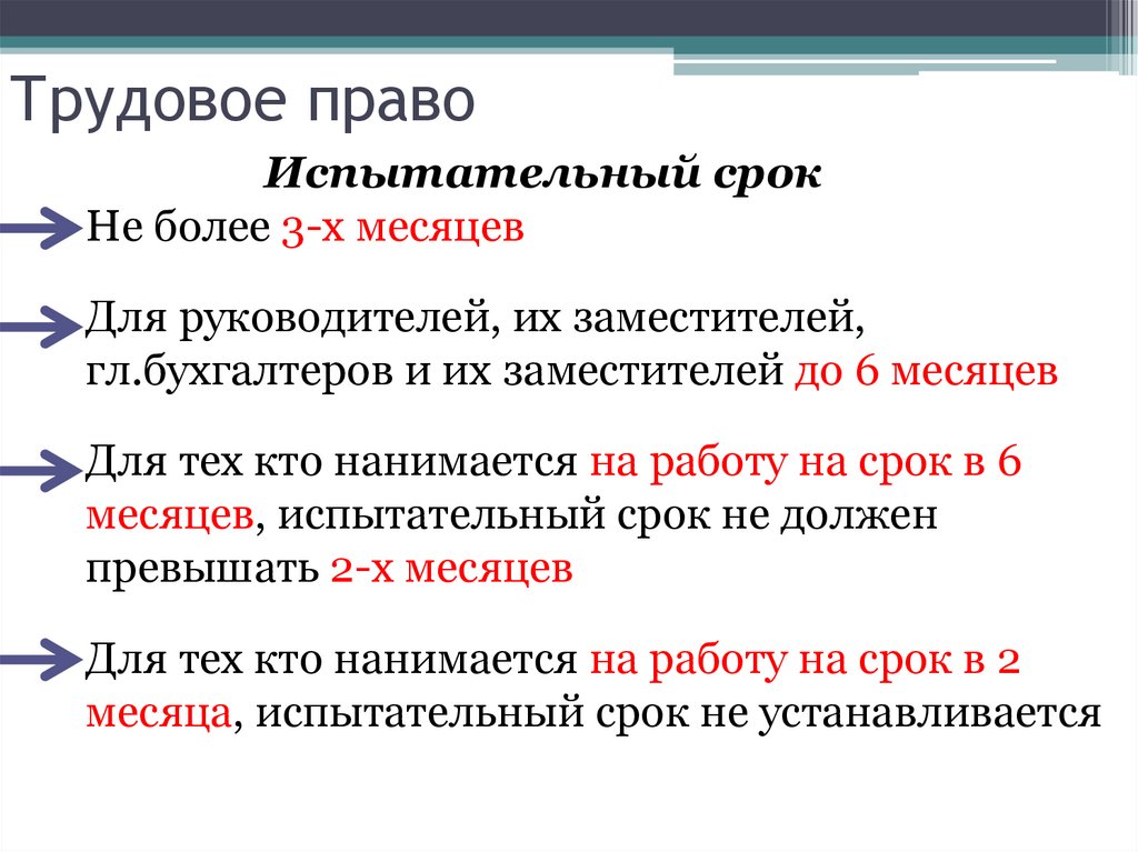 Трудовое право