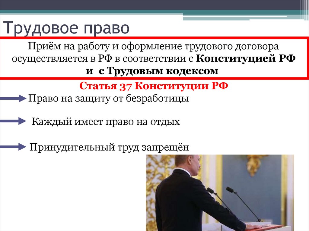 Трудовое право