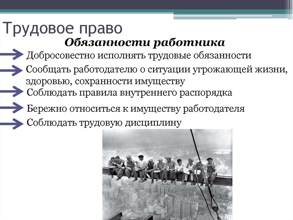 Трудовое право