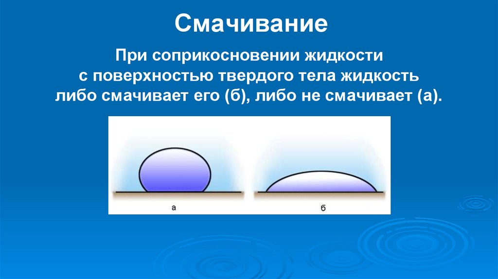 Смачивание