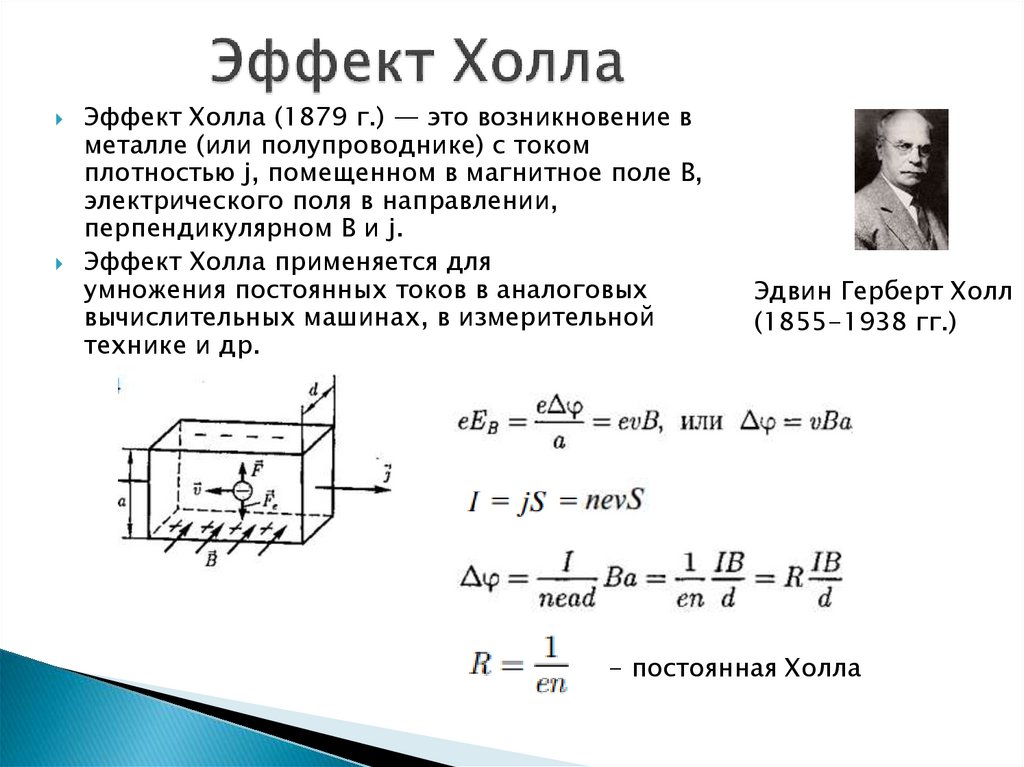 Эффект Холла