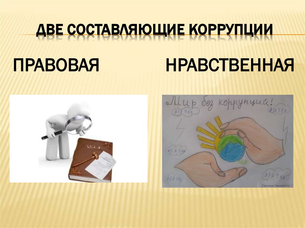 Две составляющие коррупции