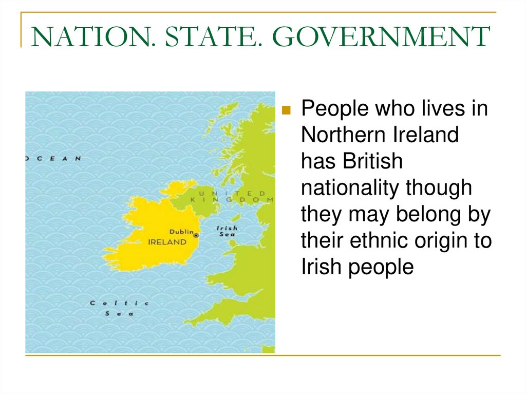 NATION. STATE. GOVERNMENT