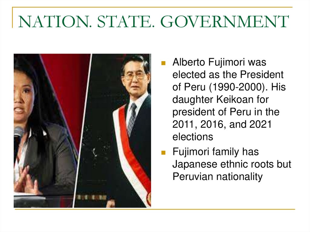 NATION. STATE. GOVERNMENT