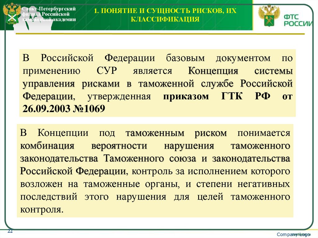 1. Понятие и сущность рисков, их классификация