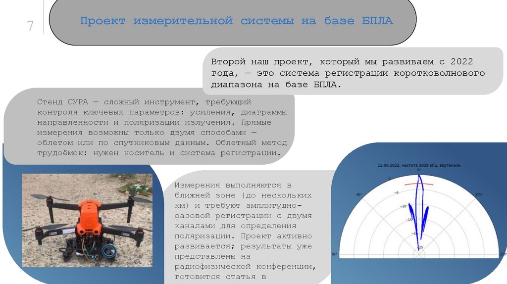 Проект измерительной системы на базе БПЛА