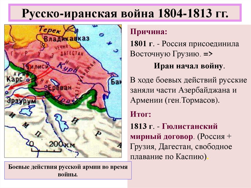 Русско-иранская война 1804-1813 гг.