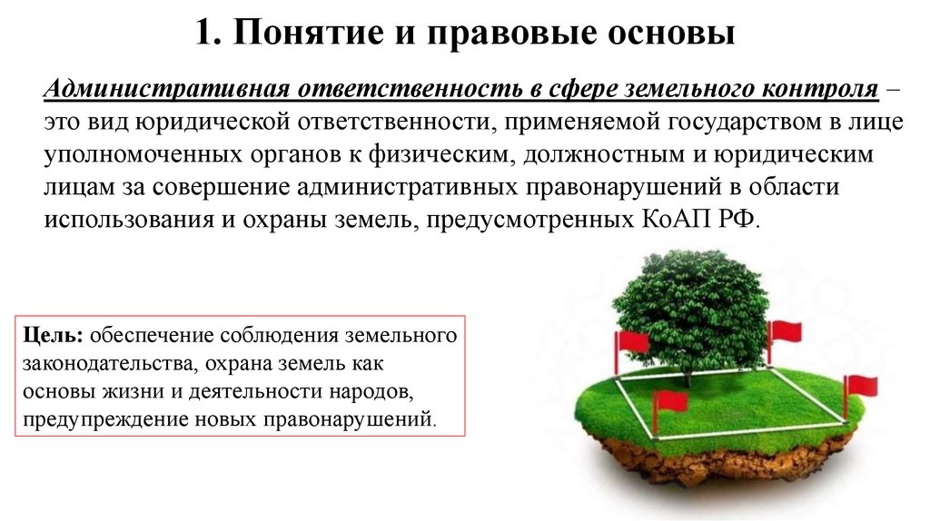 1. Понятие и правовые основы