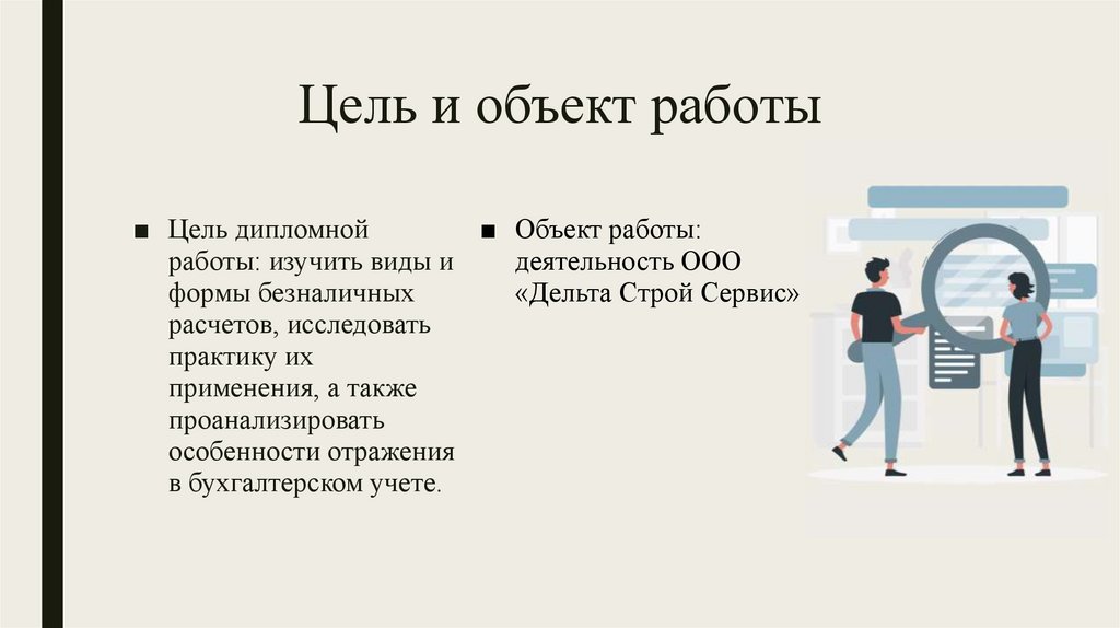 Цель и объект работы