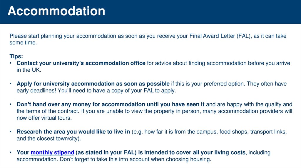Accommodation