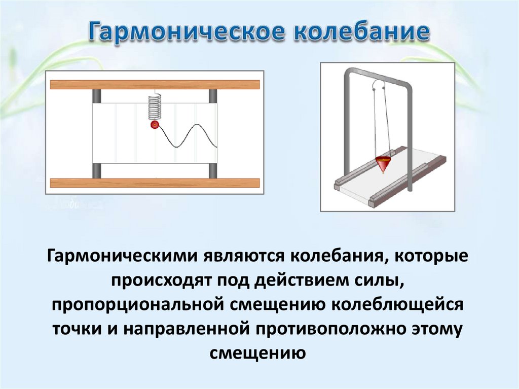 Гармоническое колебание
