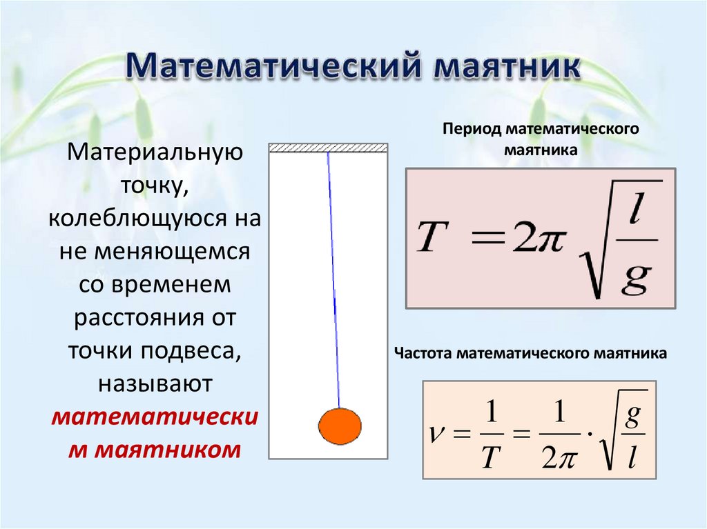 Математический маятник