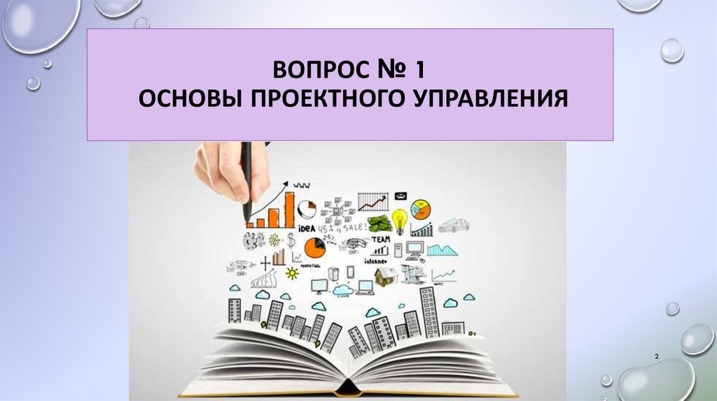 Вопрос № 1 Основы проектного управления