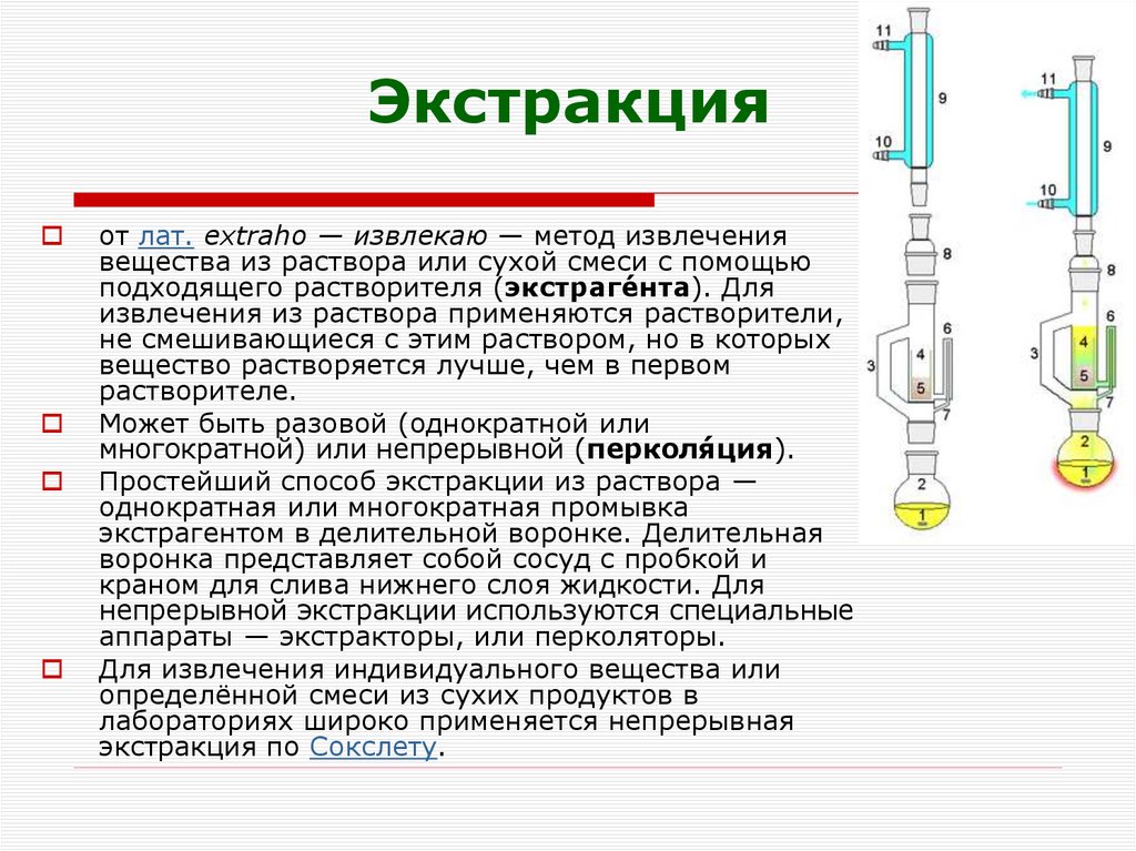 Экстракция