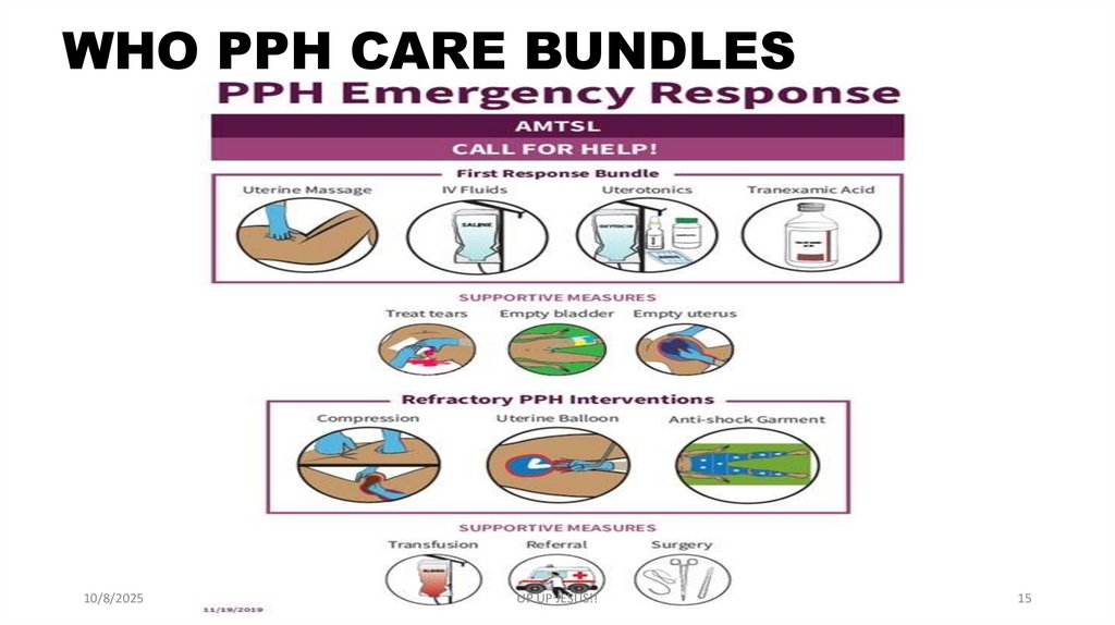 WHO PPH CARE BUNDLES