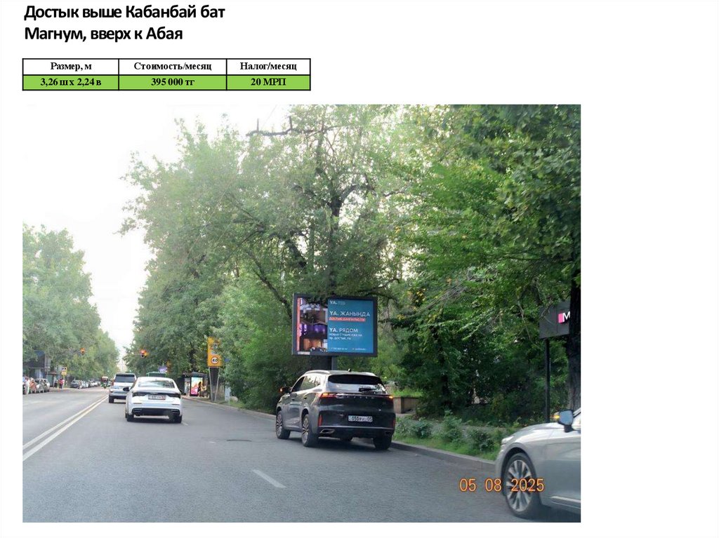 Достык выше Кабанбай бат Магнум, вверх к Абая