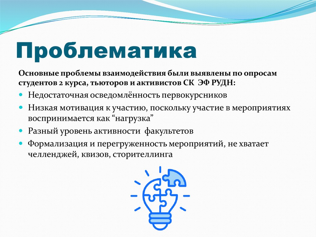 Проблематика