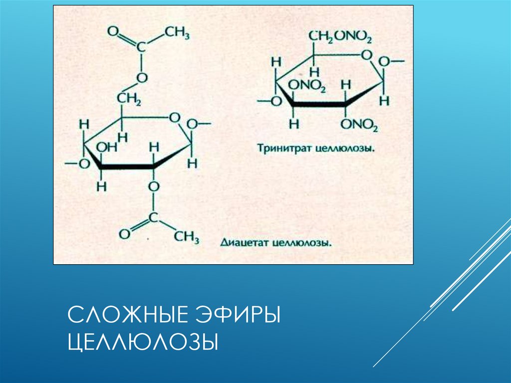 Сложные эфиры целлюлозы