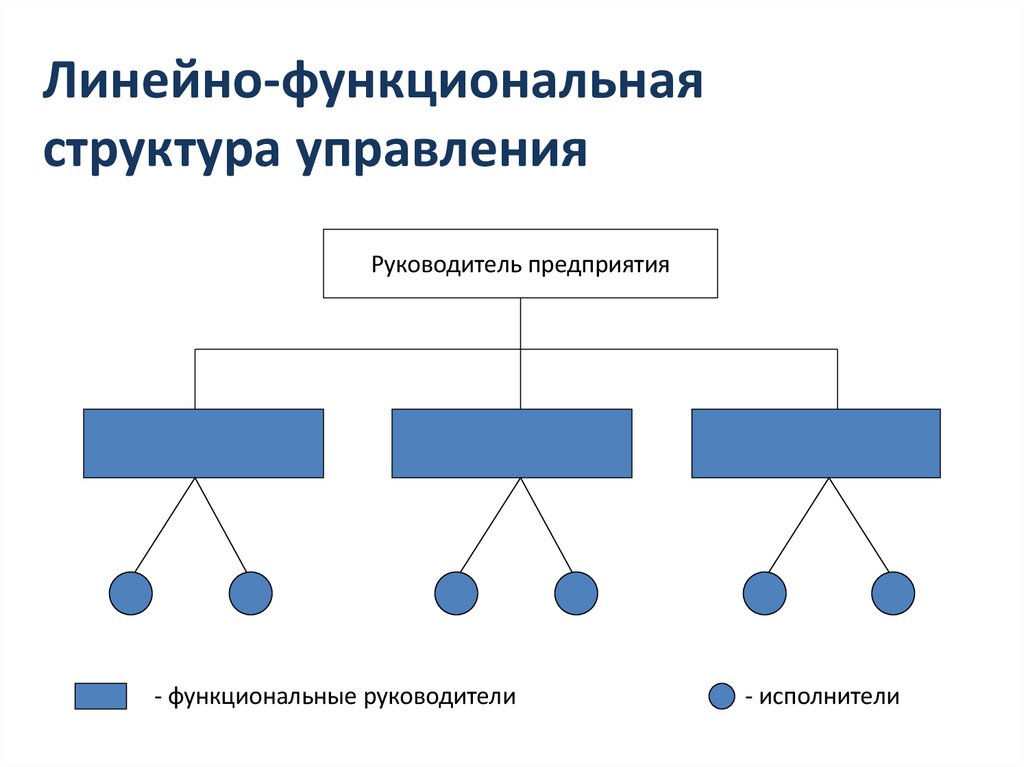 Линейно-функциональная структура управления