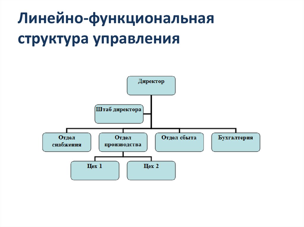 Линейно-функциональная структура управления