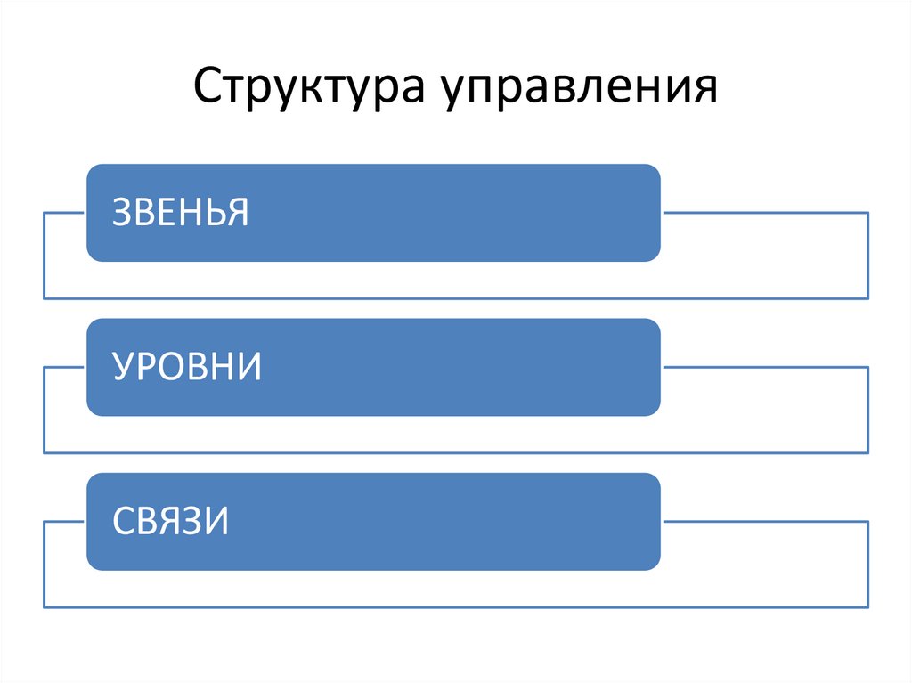 Структура управления