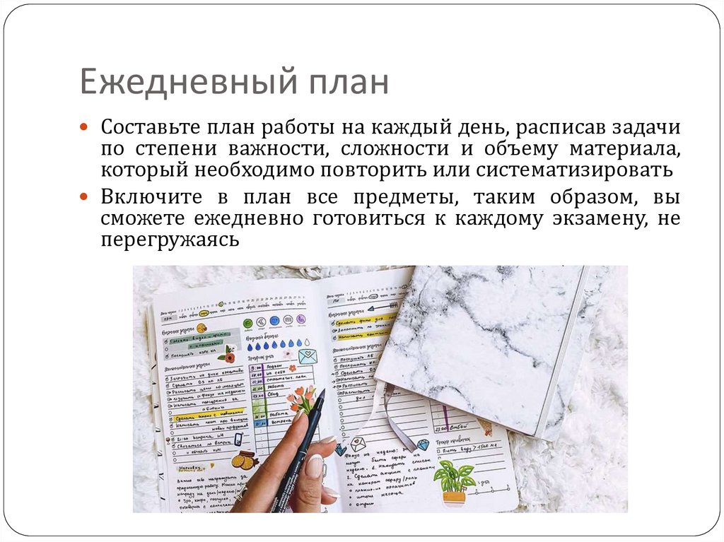 Ежедневный план