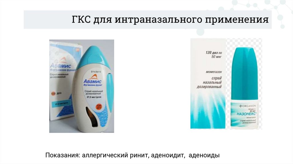 ГКС для интраназального применения