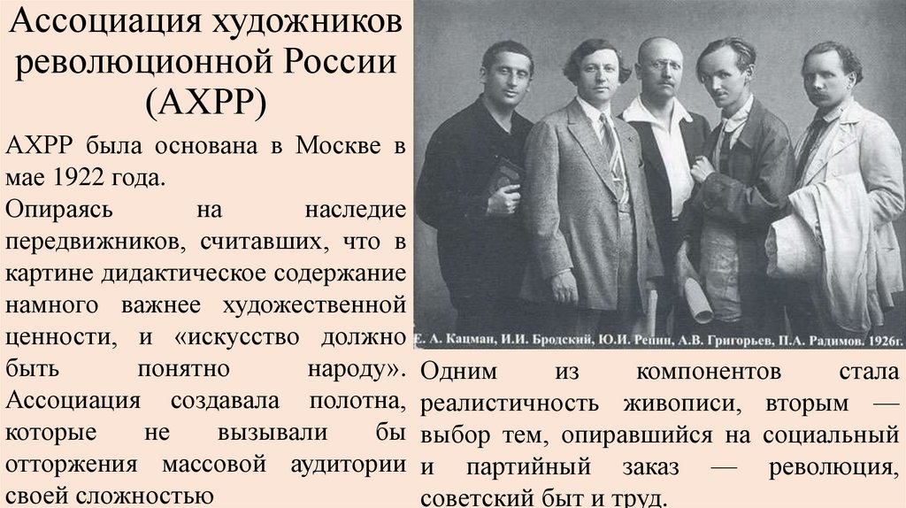 Ассоциация художников революционной России (АХРР)