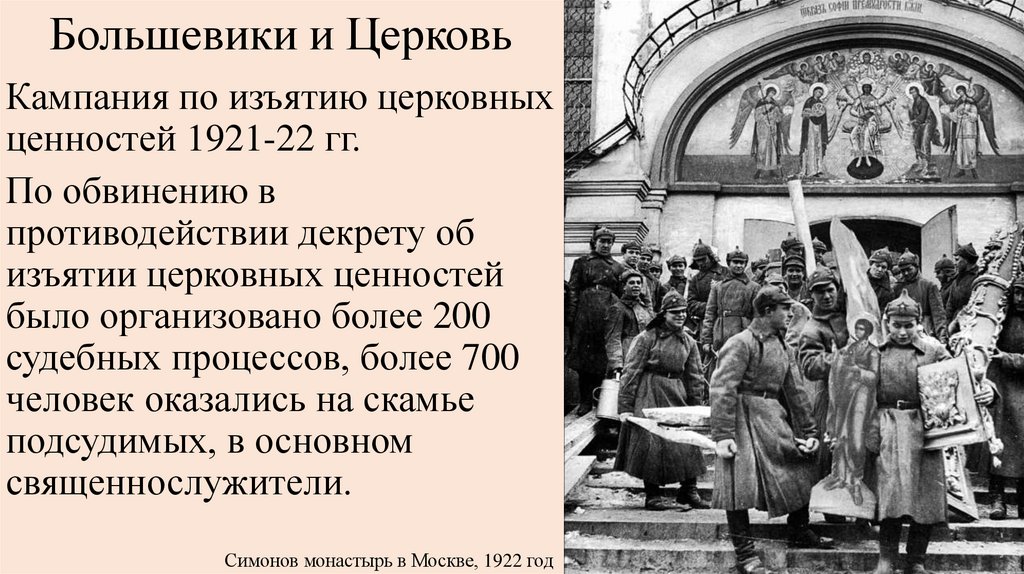 Большевики и Церковь