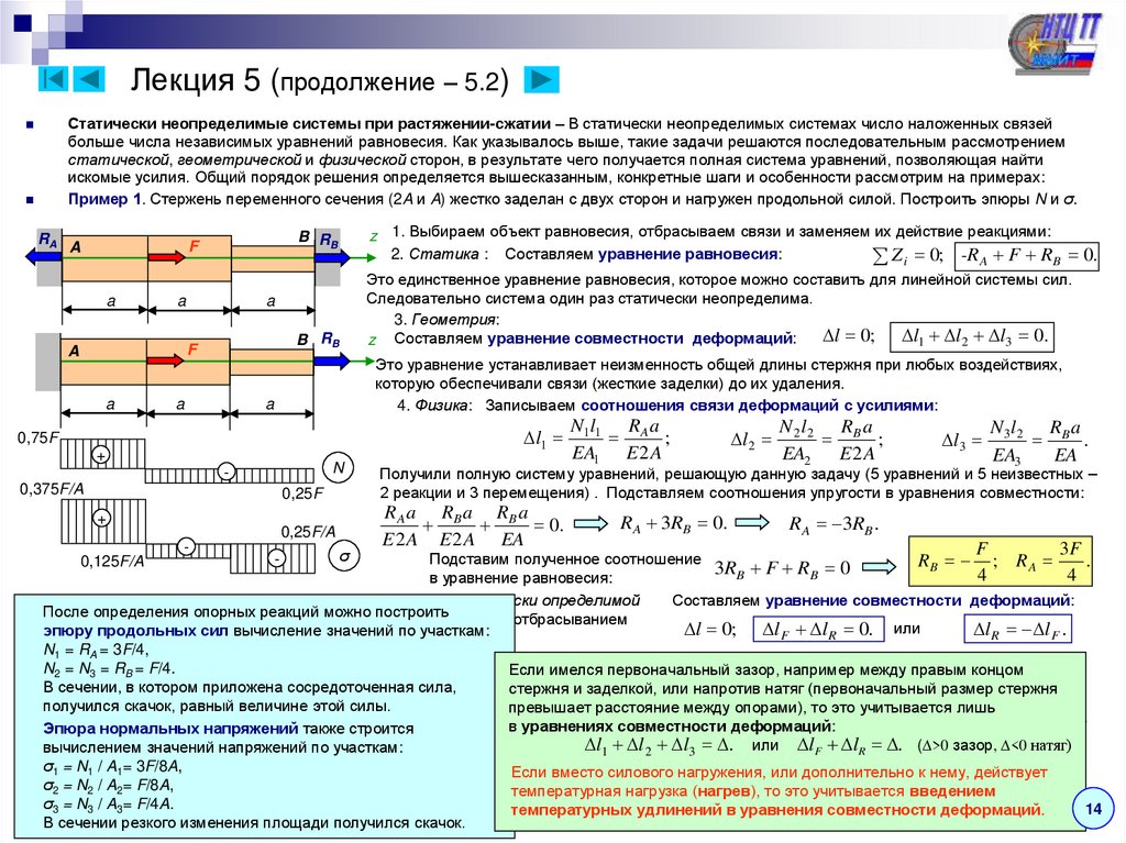 Лекция 5 (продолжение – 5.2)