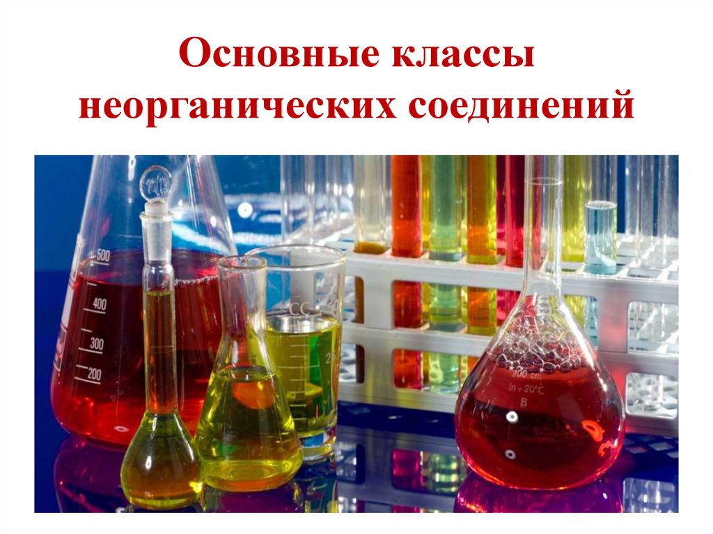 Основные классы неорганических соединений