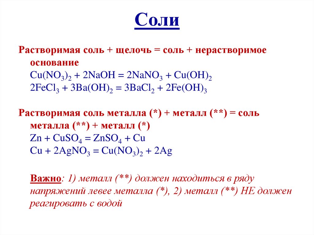 Соли