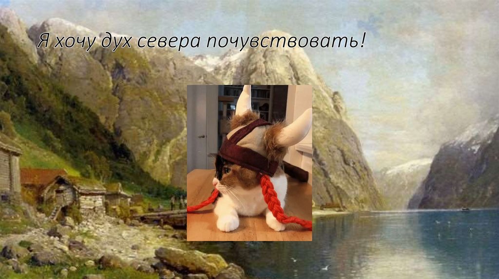 Я хочу дух севера почувствовать!