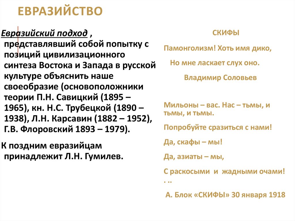 Евразийство