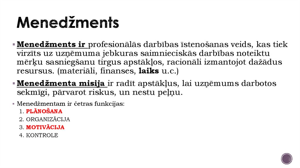 Menedžments