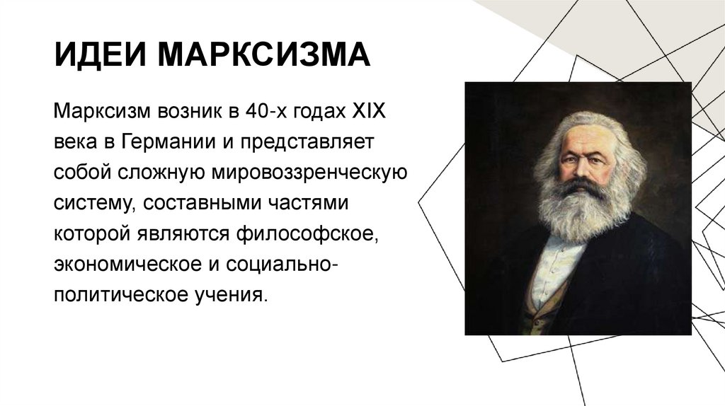 Идеи Марксизма