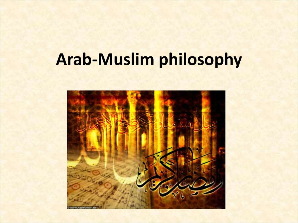 Arab-Muslim philosophy