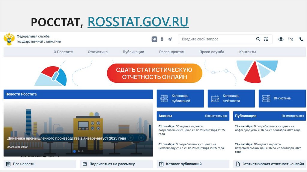 РОССТАТ, ROSSTAT.GOV.RU