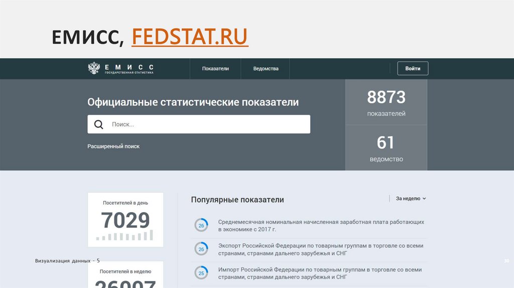ЕМИСС, FEDSTAT.RU