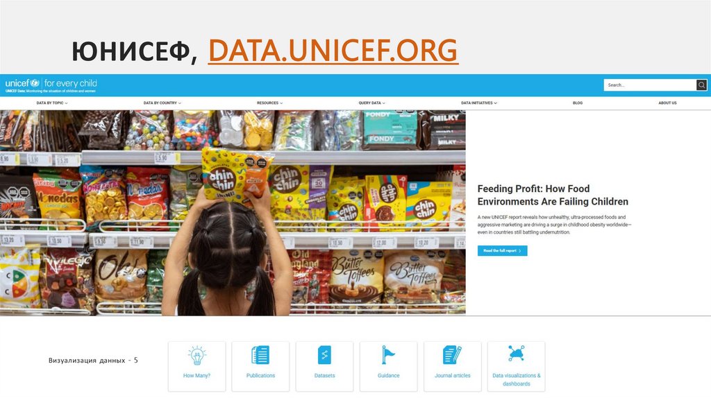 ЮНИСЕФ, DATA.UNICEF.ORG