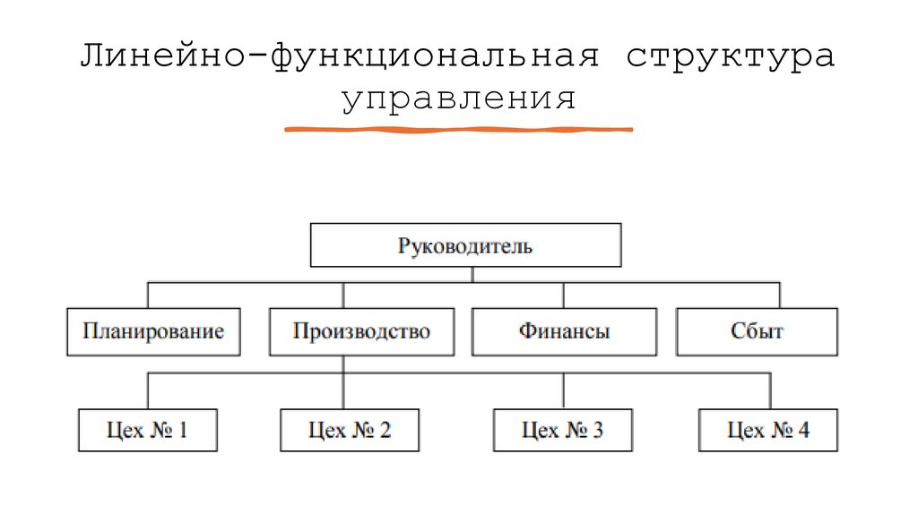 Линейно-функциональная структура управления