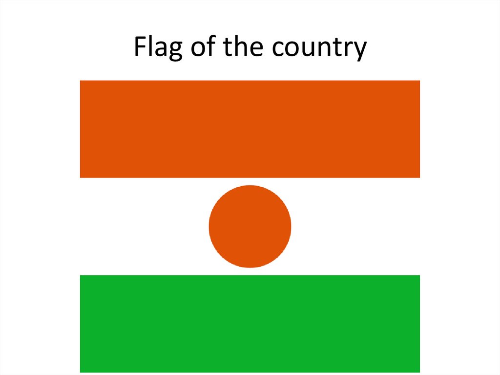 Flag of the country