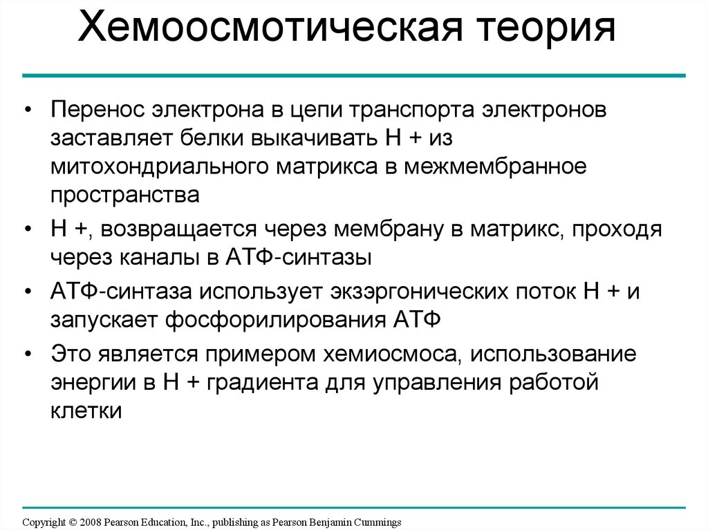 Хемоосмотическая теория