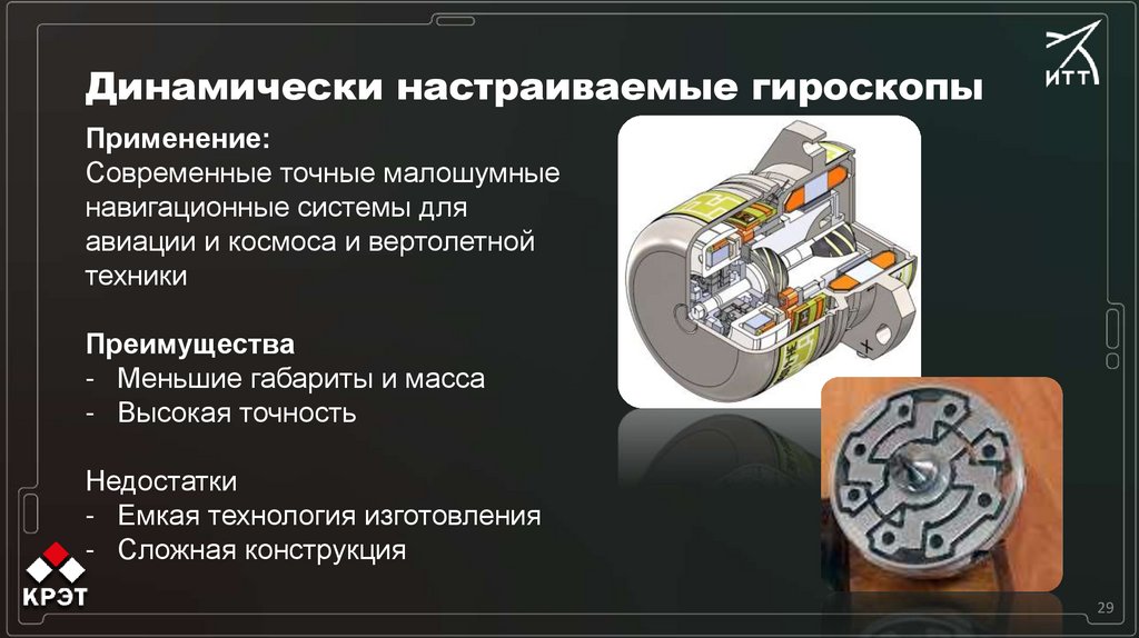 Динамически настраиваемые гироскопы