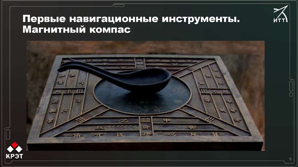 Первые навигационные инструменты. Магнитный компас