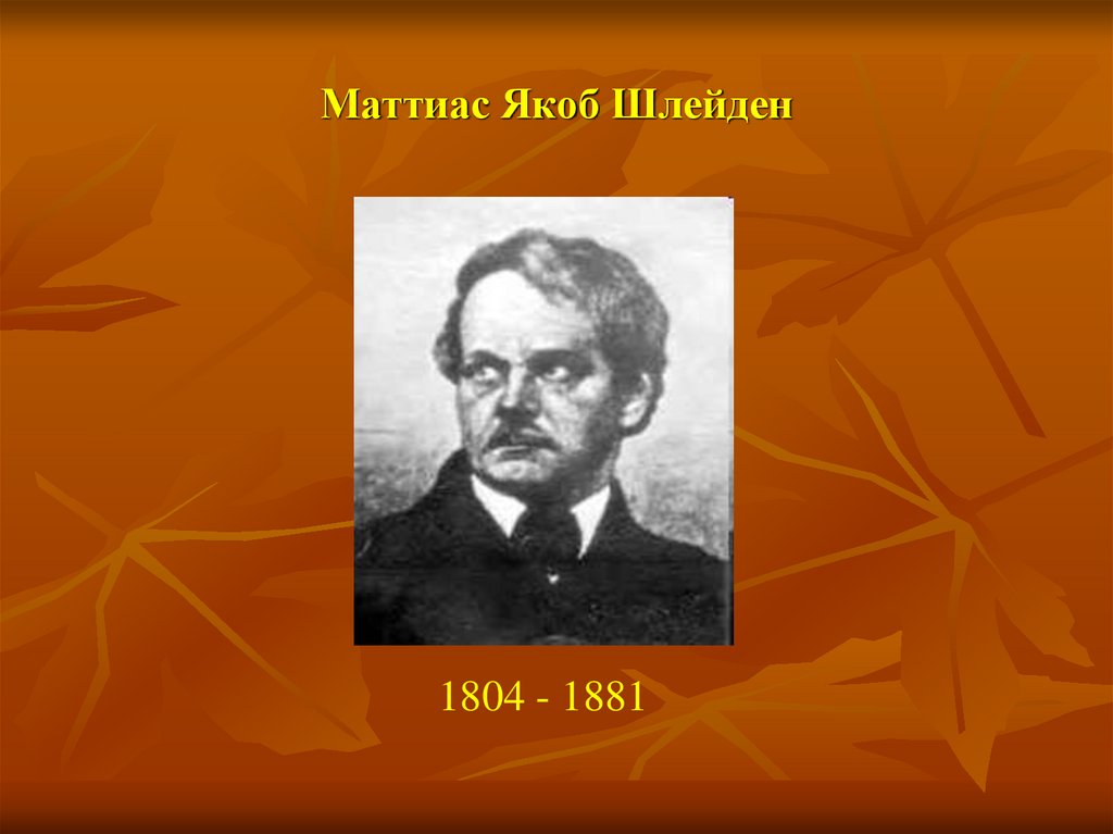 Маттиас Якоб Шлейден