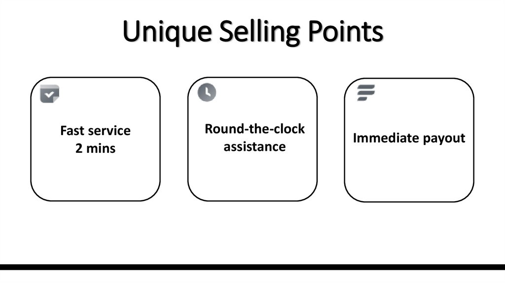 Unique Selling Points
