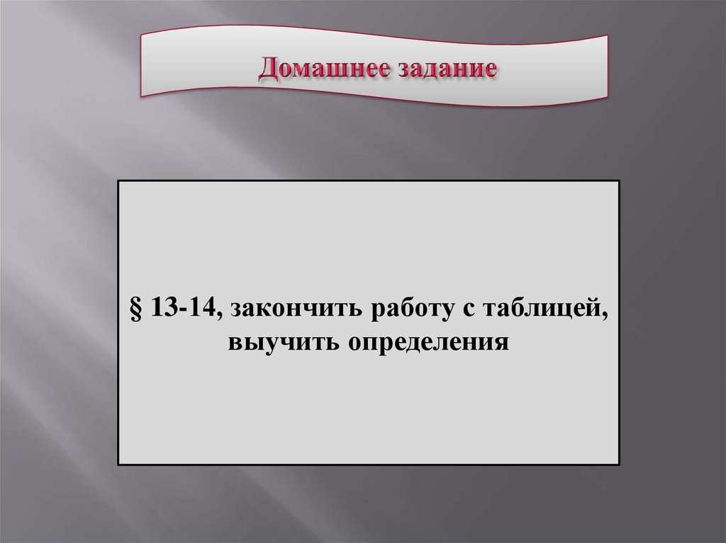 Домашнее задание