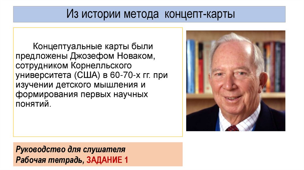 Из истории метода концепт-карты