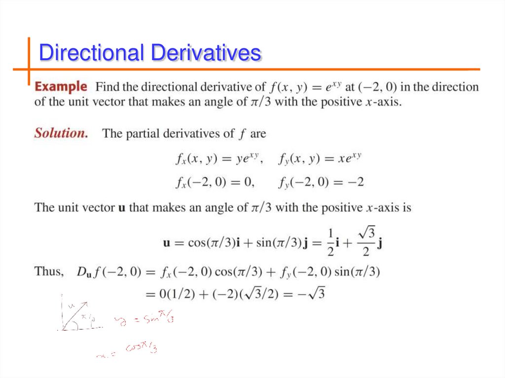 Directional Derivatives
